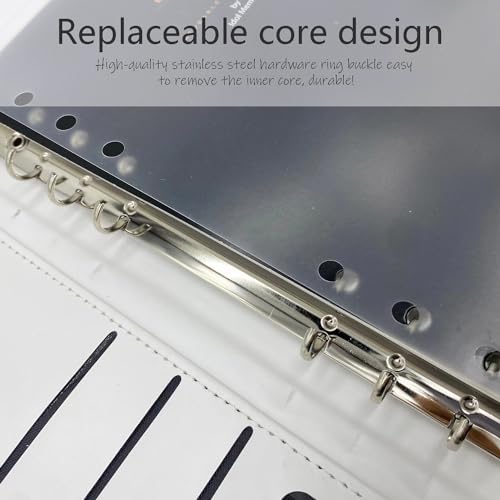 Carnet A5 imperméable réutilisable en papier pierre avec couverture cuir