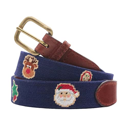 Christmas Cookies Needlepoint Belt by Smathers & Branson