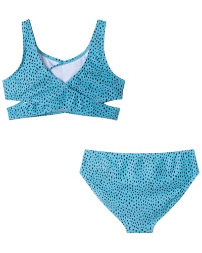 Dotted Kids (7-16) Two-Piece Swim Suit by Andy & Evan2