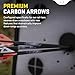 TenPoint ACU-X RD Arrow with Snap-On Nock - 20-inch, Pack of 6 - Enhanced Long-Range Accuracy for Reverse-Draw Rail-Less Crossbows