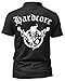 Produktbild uglyshirt Premium Hardstyle Shirt - Electro - Hardcore Poloshirt - Techno - Rave - Festivalshirt für Herren - 100% Baumwolle