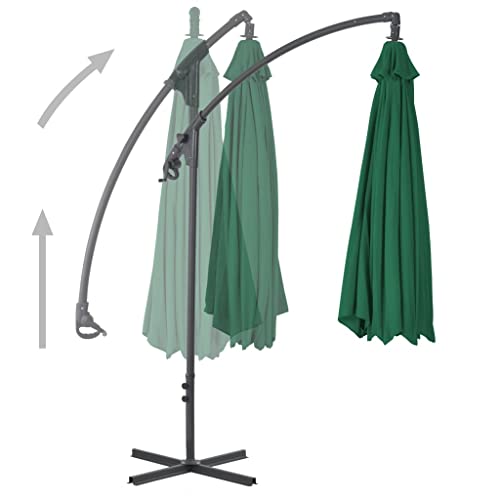 Evita el sol molesto con el parasol cantilever CLSDRZC de acero 7
