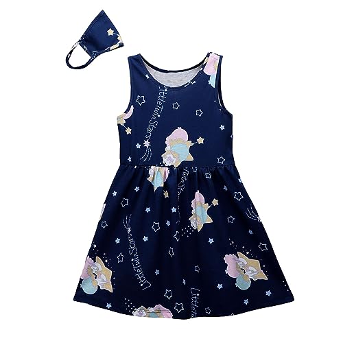 Image of Hopscotch Girls Cotton Sleeveless All-Over Print Casual Maxi Dress