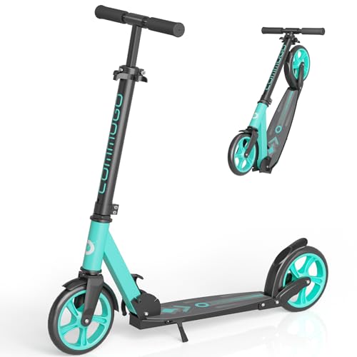 Kick Scooter for Kids 5-12, Teens, Adults, CPSC Certified Foldable Lightweight Sport Scooter with 8 Inch Wheels, Max Load 240 LBS, Gift for Childs