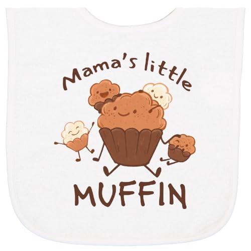 inktastic Mama's Little Muffin Baby Terry Cloth Bib