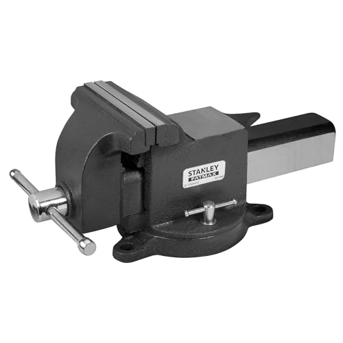 STANLEY 1-83-068 - Tornillo de banco de carga pesada Maxsteel 150mm, Fuerza de agarre 2200kg,...