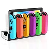 Switch Controller Charger Dock for Nintendo Switch 1/OLED for 6 Joycons