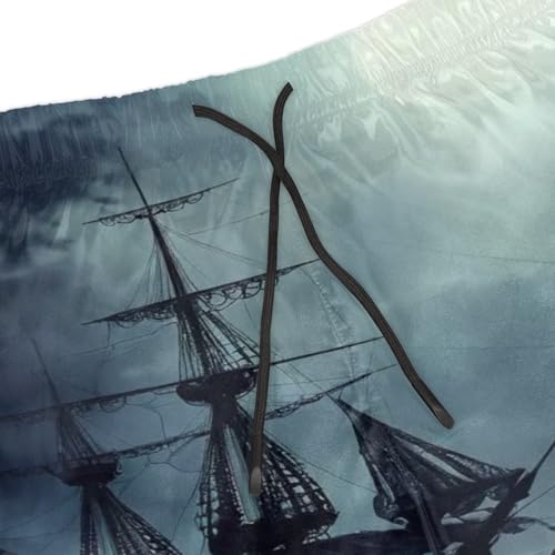 AUUXVA Beach Board Shorts Sea Octopus Kraken Nautical Men's Swim Trunks Swimwear Casual Athletic Sport Short with Pockets4