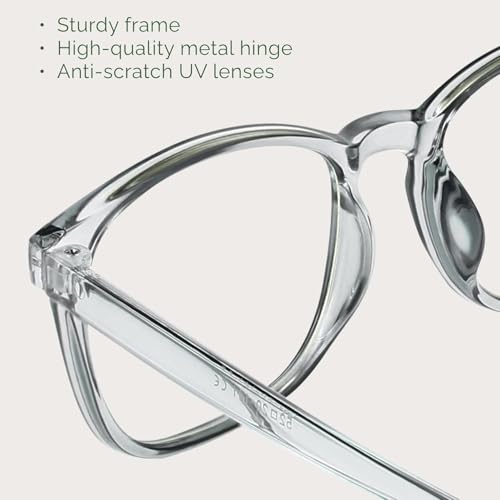 MIGSIR Blue Light Blocking Glasses for Computer Gaming, Fashion Fake Helps Reduce Screen Fatigue Eyeglasses for Women Men3