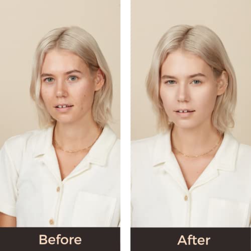 Monika Blunder Beauty - Blunder Cover Foundation, Concealer - Shade: 2.25 - ZWEI.25 - Fair Neutral Undertones - Clean Beauty, All-In-One, Cruelty-Free, Vegan - 0.62 oz - Image 5