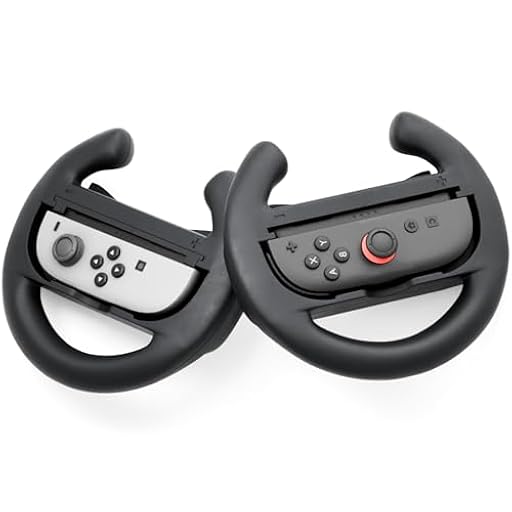 Lioncast Volante compatible con Nintendo Switch, juego de 2 unidades con mangos ergonómicos, Joy Con volante Switch 1 & 2, NSW 1&2 Wheels | Ya disponible en tu tienda friki favorita! En mundofriki.es! Lioncast Volante compatible con Nintendo Switch, juego de 2 unidades con mangos ergonómicos, Joy Con volante Switch 1 & 2, NSW 1&2 Wheels | Ya disponible en tu tienda friki favorita! En mundofriki.es!
