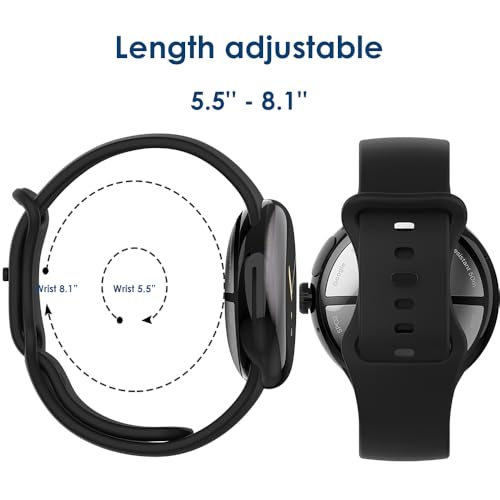 Correa deportiva de silicona para Google Pixel Watch 41mm Pack 4 miniatura 5