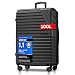 Hartschalenkoffer XL Groß - 100L Volumen erweiterbar auf 117L - 158cm Gurtmaß - 8 Rollen 360° drehbar - Leichter Koffer mit TSA Schloss & Teleskopgestänge - Reisekoffer mit Rollen (anthrazit, XL)