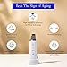 Vanity Planet Essia Ultrasonic Lifting & Exfoliating Wand | Face Spatula with 3 Mode Operation, Exfoliates and Reduces Fine Lines & Wrinkles| Wireless Charging