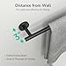 USHOWER Matte Black Towel Bar, 24-Inch Towel Rack for Bathroom Wall Mounted, Thicken SUS304 Stainless Steel Towel Rod Modern Home Decor (Total Length 26-Inch)