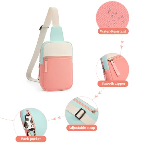 Image of Birthday Back to School Gifts for Teen Girls 8-12, Fanny Pack Crossbody Bag | 8 9 10 11 12 Year Old Girl Birthday Gifts, Kids Sling Bag Purse Travel Essential, Preppy Fashion Tween Girl Gift Trendy Stuff