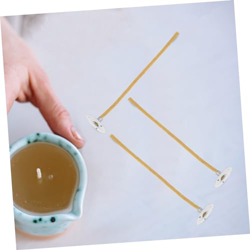 100 mechas para vela fibra natural con cera de abejas miniatura 7