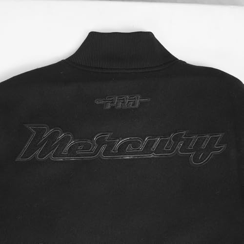 Image of Pro Standard Mens WNBA Classic Triple Black Varsity Jacket