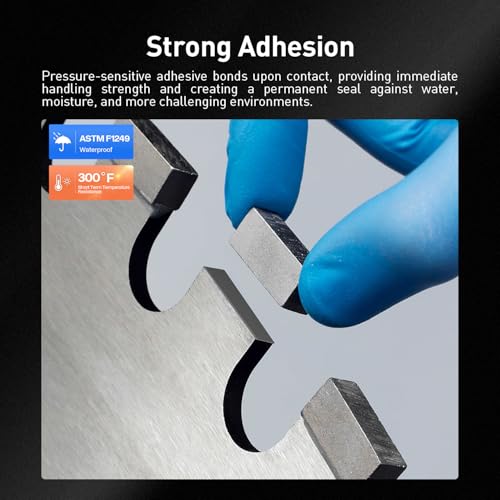 Image of Double Sided Tape Heavy Duty Mounting Tape 3 /4 inch x 18Ft Made of 3M 4611F Gray Strong Adhesive for Reliable Bonding Waterproof Foam Tape for Home Office Car Decorative Materials and Trims