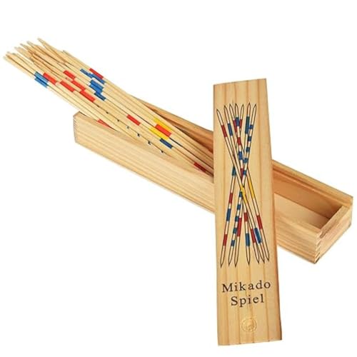 Image of Mikado | Wooden 31 Pick-Up Sticks | Best Return Gift | Fun Family Indoor Board Game for Adults and Kids 5+ Years (Pack of One)