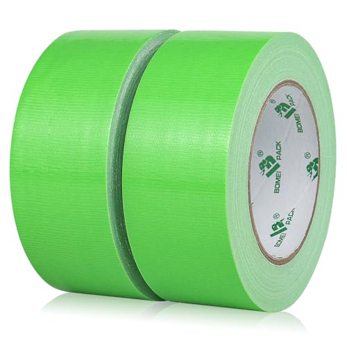 BOMEI PACK Paquete de 2 cintas adhesivas de 2 pulgadas x 35 yardas, cinta adhesiva resistente al agua, 9 mil para todo tipo de clima, para reparación de interiores y exteriores, sellado de fijación