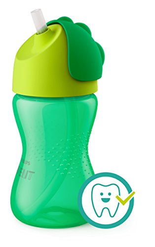 Philips My Bendy Straw Cup (Green, 300ml)