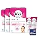 Veet Pure Kit Crema Depilatoria Facial Adecuado para Labio Superior (Bigote) y Metón + Crema Hidratante Post-depilatoria x3