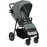 Lionelo Emerald Buggy bis 22 kg, 6 Monate–4 Jahre, EVA-Räder 360° mit...