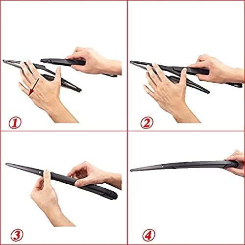 Miniatura 6 de GAGALU Car rear windshield wiper blade for Nissan X-Trail Rogue T32 2013-2019 rear wiper blaes