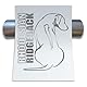 siviwonder Autoaufkleber Hund Rhodesian Ridgeback konturgeschnittener Vinyl Sticker 20x18 cm selbstklebend wetterfest Heckscheibenaufkleber Auto Tuning Hundeaufkleber für Karosserie Fenster Silber