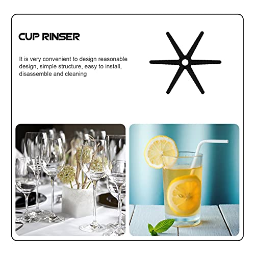 Garneck Copo de Vidro Máquina de Lavar Roupa de Plástico Do Pulverizador Cabeça Torneira Rinser Rins