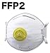Produktbild 1x Atemschutzmaske FFP2 mit Ventil, Maske Atemschutz Mundmaske Mundschutz Atemschutzmaske zur Prophylaxe