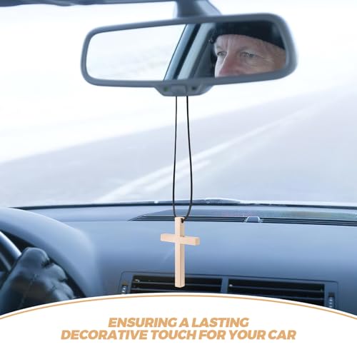 Cruz de coche para espejo retrovisor que no se decolora con el sol 3