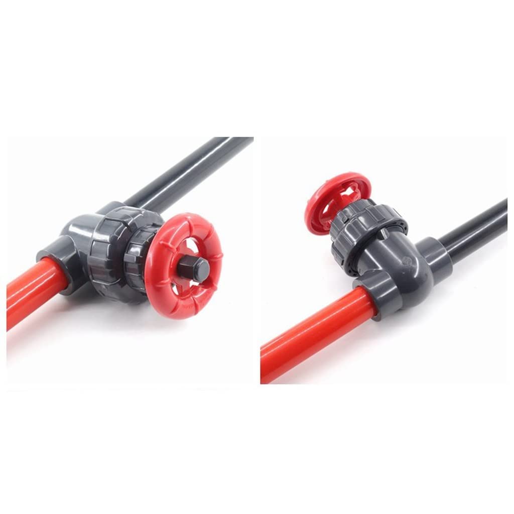 Valvola a sfera per acqua, Valvola a saracinesca in PVC da 1 pezzo, for valvole a saracinesca in PVC con controllo di flusso di precisione 20/25/32/40/50/63mm (dimensioni : 25mm) (Size : 25mm)