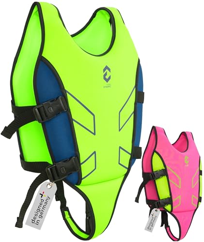 DYNAMICNORD - Premium Schwimmweste für Kinder - Designed in Germany - Schwimmhilfe von 15-19kg & 19-30kg für sicheres Schwimmen, Auftriebshilfe, Auftriebsweste, Schwimmtraining