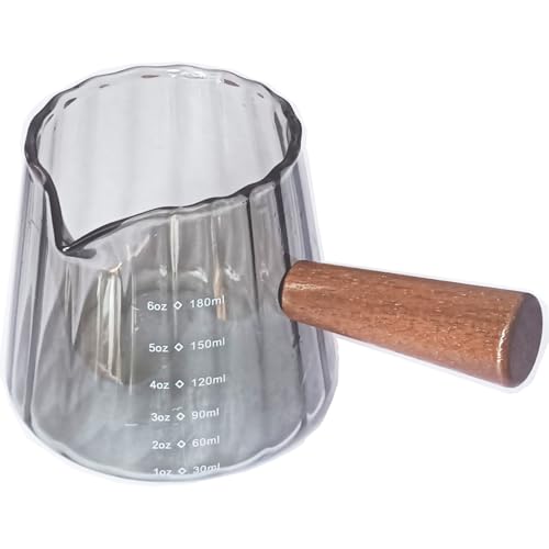 Espresso Measuring Cups 6OZ, Expresso Shots Cup with Handle, Coffee