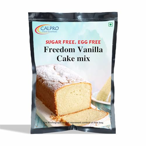 Image of Freedom Vanilla Cake Mix :Sugar Free, Egg Free Primum Cake In Mint, ! Melt-In-Mouth -100% Vegetarian :Muffins & Pound Cakes: Mix 350KG