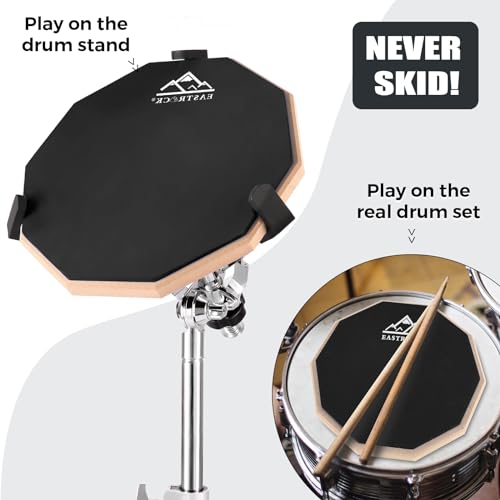 Eastrock Practice Drum Pad, 8 Inches Double Sided Silent Drum Pad thumb #5