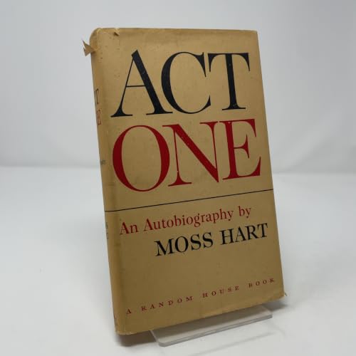 Act One, An Autiobiography B000KONF3A Book Cover