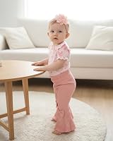 Vibebox Baby Girl Clothes 3-6 Months Summer Short Sleeve Outfits Essentials — image 3