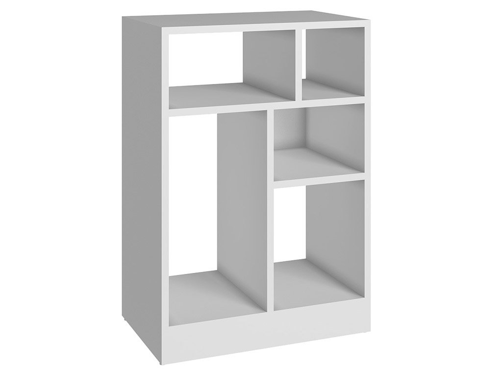 BRV MÓVEIS Multi Use Side Shelves, White, BE 842-06
