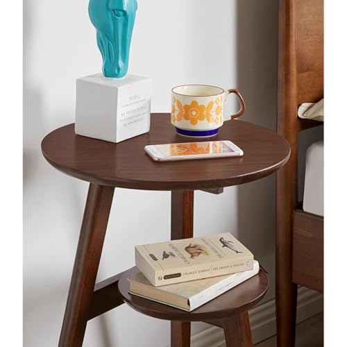 Petite table d'appoint compacte en chêne massif LAJUU - 6