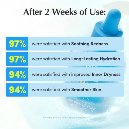 Image of EQQUALBERRY Hyaltoin Flooding Smoothie Serum | 5% Hyaluronic Acid Serum for Face & Redness Relief | Deep Hydrating Cooling Care with 5 Ceramides & Ectoin | Korean Skincare (1.01oz / 30ml)
