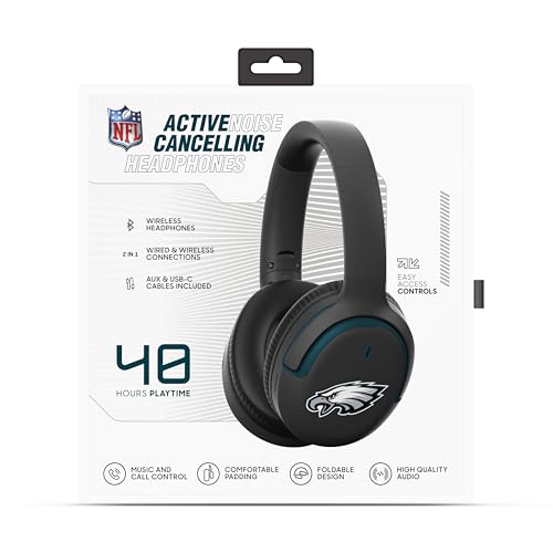 Image of SOAR NFL Active Noise Cancelling Over The Ear Headphones