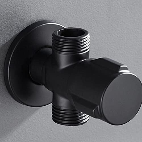 Robinet vanne de triangle en cuivre robuste pour eau chaude et froide - 3