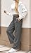 JEKAOYI Womens Sweatpants Wide Leg Drawstring Workout Casual Baggy Pants High Waist with Pockets Dark Gray