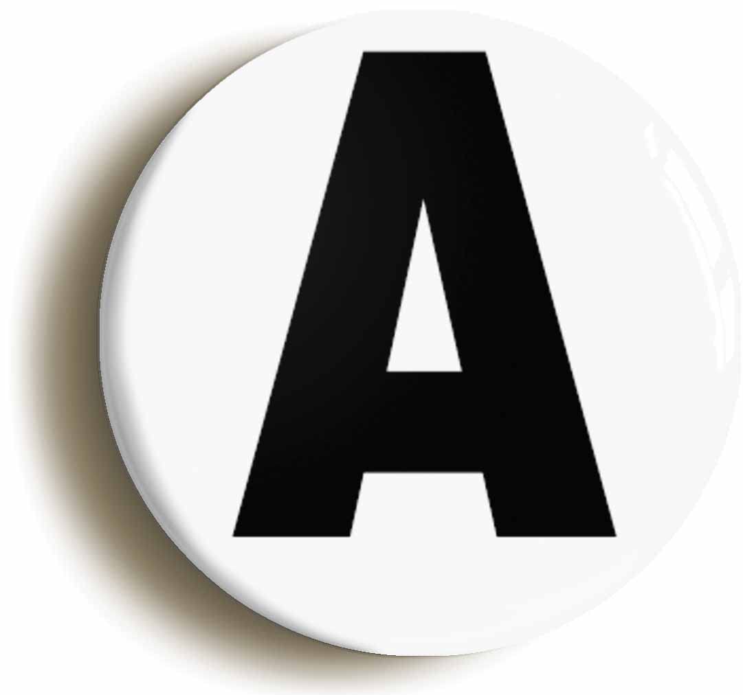 Ozorath Letter A Fridge Magnet (Circular 2Inch / 50Mm Diameter)