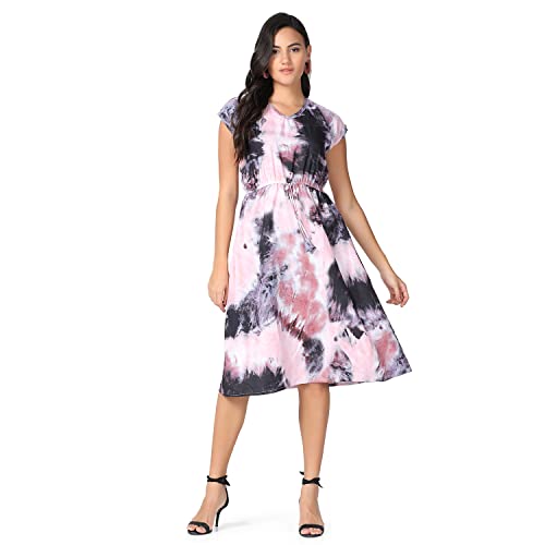 Image of Leriya Fashion Women's Fit and Flare Knee Length Dresses ||Western Dress