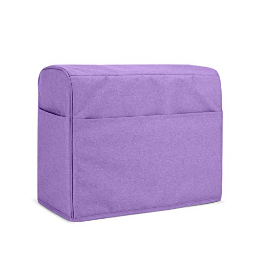 image for Luxja Dust Cover for Serger Sewing Machine, Serger Dust Cover with Sto