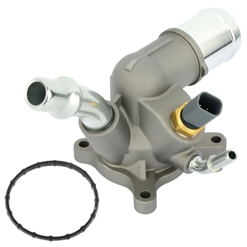 SCITOO 5047772AB 5047263AC Engine Coolant Thermostat Housing Kit Replacement for 2014-2019 for Jeep Cherokee,2017-2018 for Jeep Compass,2015-2018 for Jeep Renegade,2015-2016 Ram ProMaster City